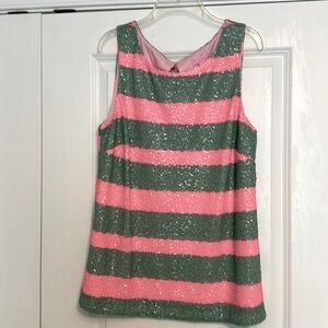 Like NEW Lilly Pulitzer Sequins Tank Sz Lg